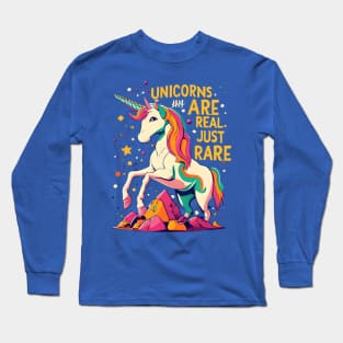 Unicorn are real just rare Long Sleeve T-Shirt